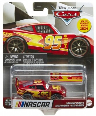 Lightning McQueen NASCAR Flash Disney Cars 1:55 Mattel Die-cast