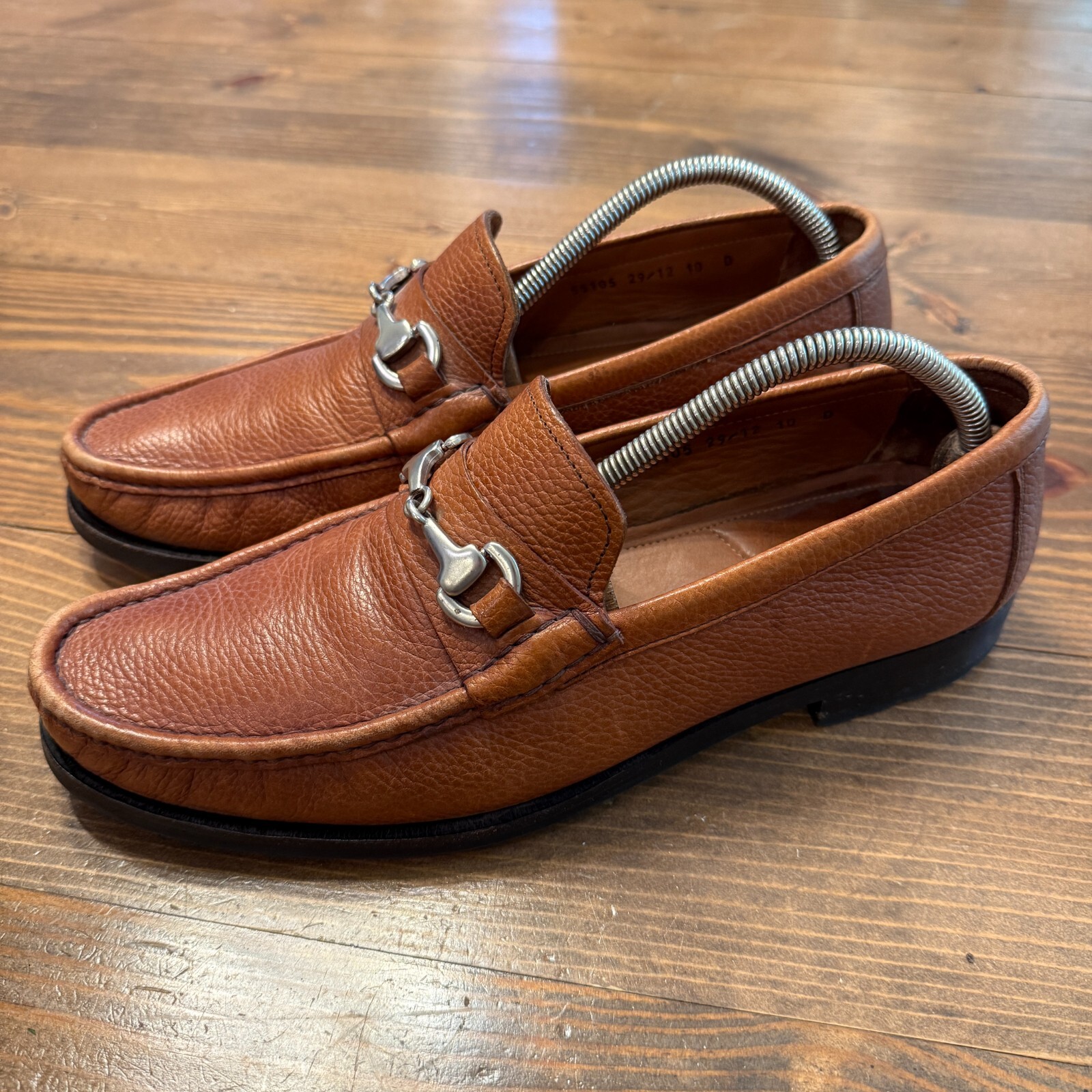 SAOLA Mocassini Allen Edmonds 55105 Uomo Arezzo Pelle Italiana Morso di Cavallo Marrone Taglia 10 D