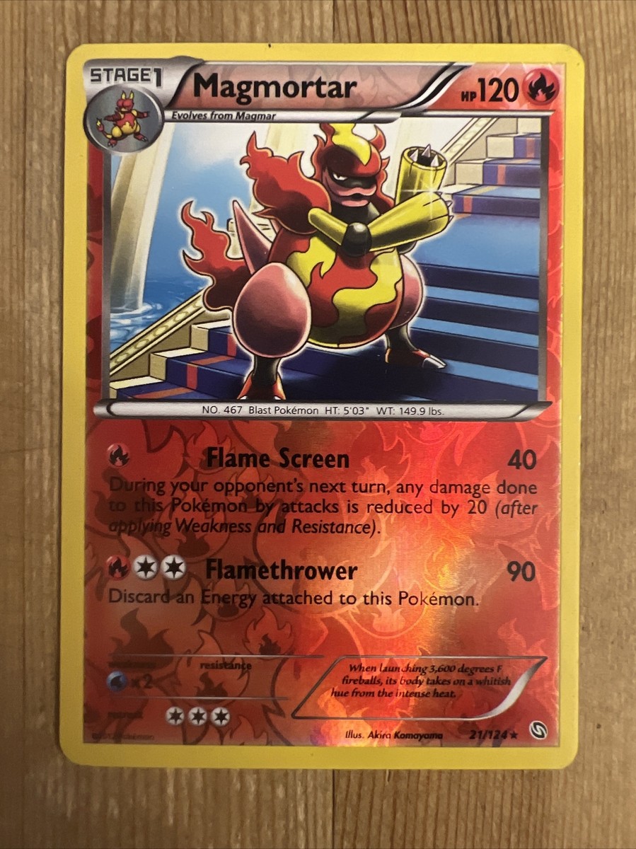 Magmortar レベル54 HP110 ポケモンカード Magmortar 20/1 72 Brilliant Stars Regular Rare Pokemon Card