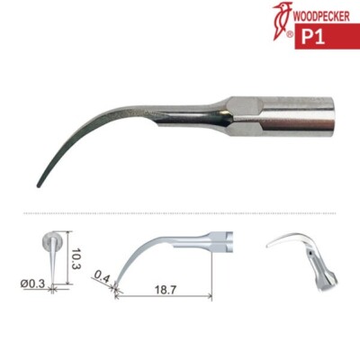 Echter Specht (EMS Fitting) Dental P1 Perio Scaler Spitzen. 5 Stück, Zahnarzt