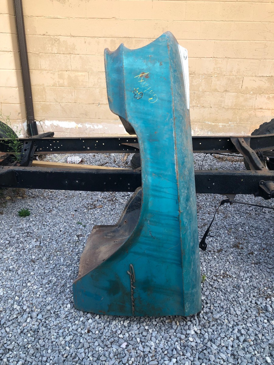 1963 Ford Galaxie driver side fender with inner fender, trim
