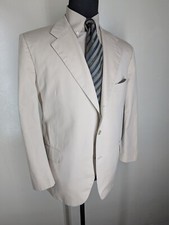 Kiton Made In Italy Rare 100 Cotton Blazer-With Flaws-No Pants -US Size 48 R