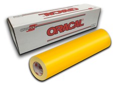 12" X 5yd - Yellow Green Oracal 651 Craft  Hobby Cutting Vinyl Roll