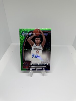 2024-25 Bowman U Chrome Ashton Hardaway Auto Green Shimmer Refractor #93