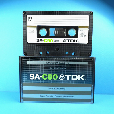   1x TDK SA - C90 * IEC II Type 2 * Cassette Tape Kassette кассета * 1979