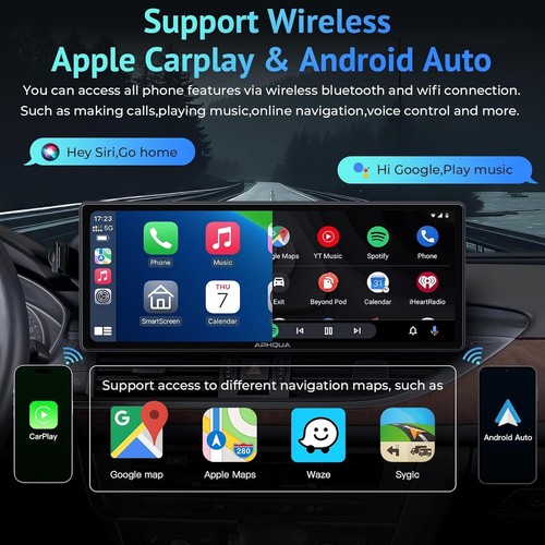 Tragbarer Apple Carplay Bildschirm für Auto, 9,26" Wireless Carplay & Android Auto ~~ - Bild 8 von 8