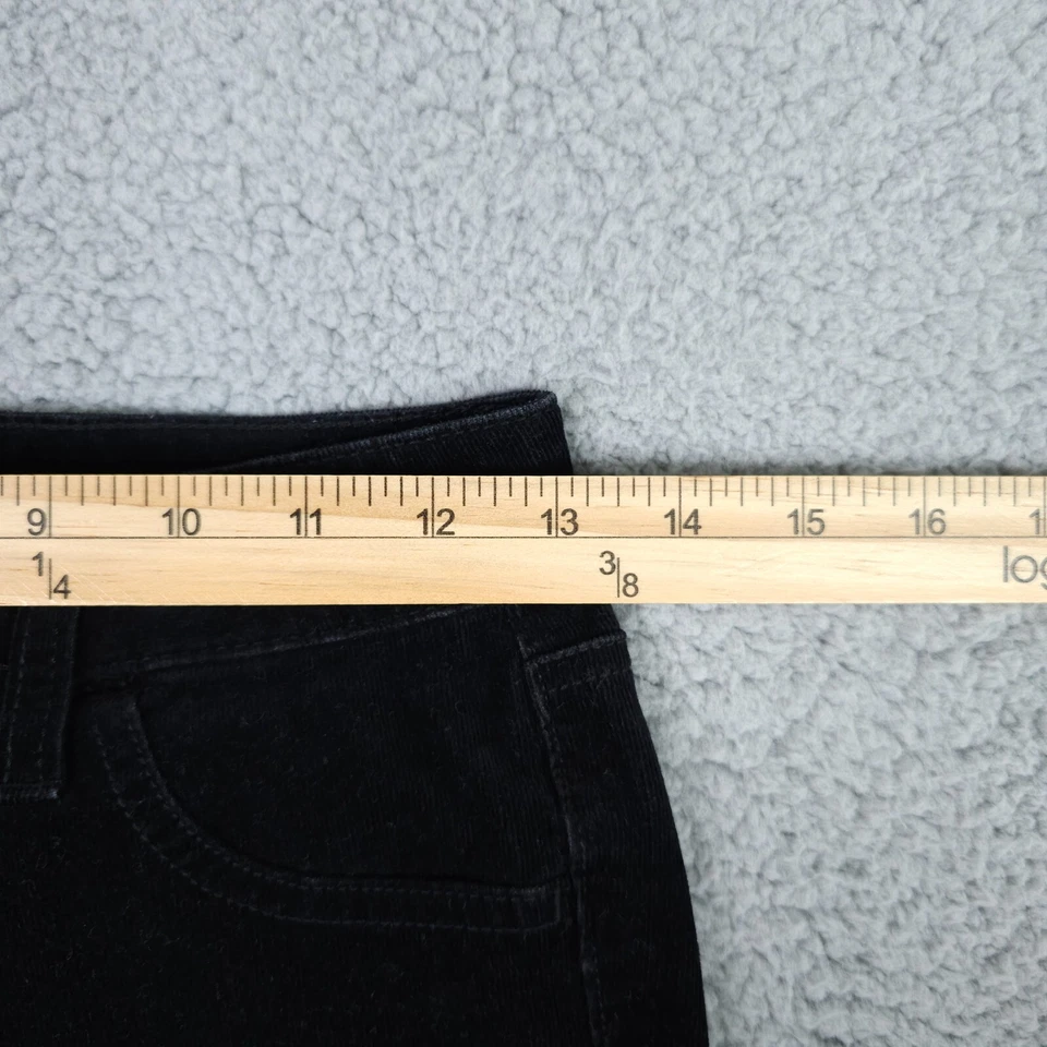 American Eagle Jeans Womens 2 Black Corduroy Jegging Soft Whale Stretch Low Rise - Image 4 of 4