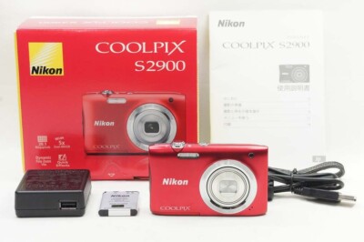 デジタルカメラ Nikon COOLPIX S2900 Mint] Nikon COOLPIX S2900 20.1MP Compact Digital Camera Red