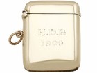 Antique 9k Yellow Gold  Rose Gold Vesta Case Edwardian