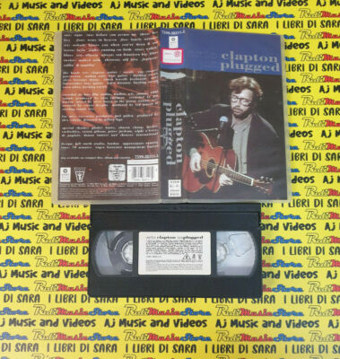 VHS ERIC CLAPTON Un Plugged 1992 WARNER 7599-38311-3 no cd lp dvd mc (VM9)*