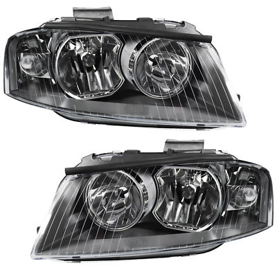 Halogen Scheinwerfer Set für Audi A3 (8P) 05.03-06.08 H7/H7 mit Motor
