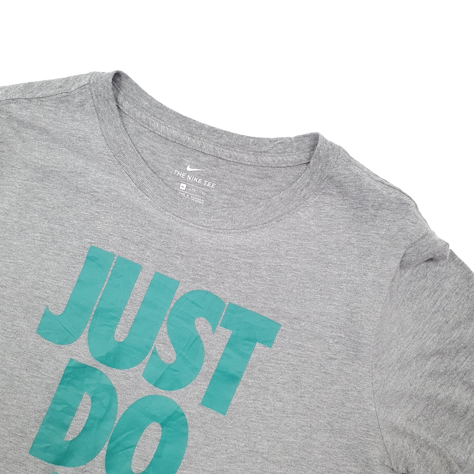 NIKE Grey T Shirt Tee Short Sleeve Mens S image 2