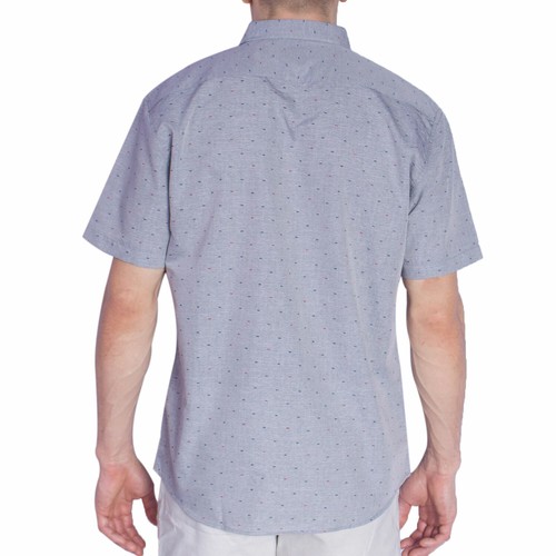 Camisa con estampado de peces con botones Elegancia acuática para amantes del océano Impresiones de peces divertidas - Imagen 3 de 27