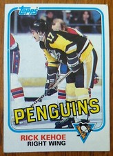 RICK KEHOE, 1981-82 TOPPS #17, PENGUINS