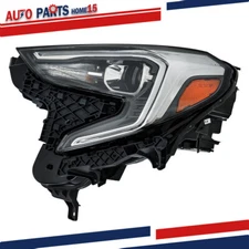 Headlight Assembly For 2018-2021 GMC Terrain Xenon HID Chrome Clear Driver Left