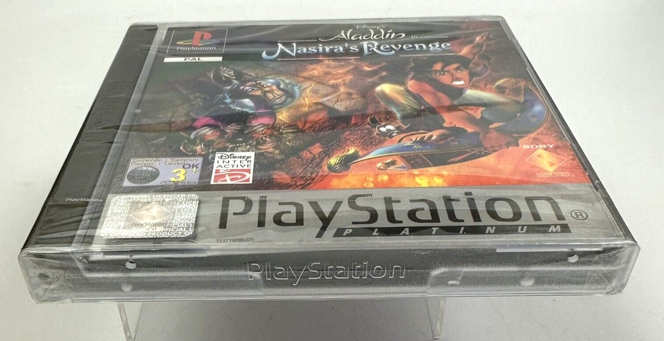 PS1 Disney’s Aladdin In Nasira’s Revenge - Platinum, New And Factory Sealed - Image 3 of 4