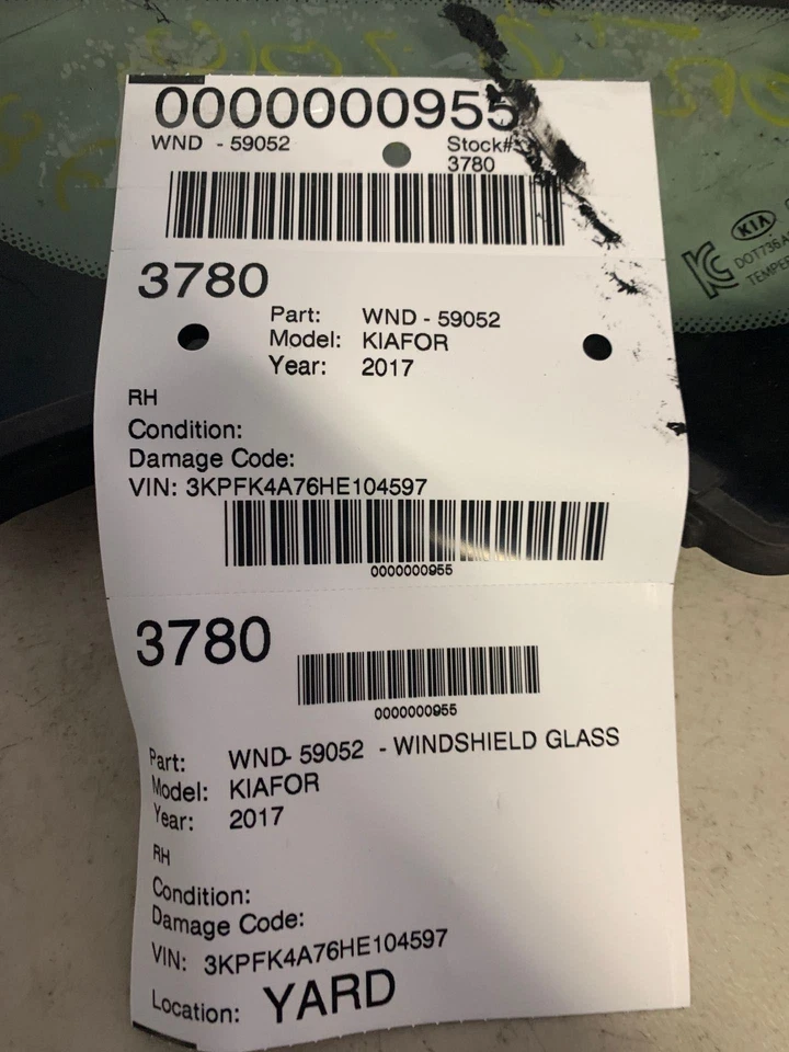 ✅ Vidrio parabrisas KIA FORTE 2014 A 2018 OEM Foto 2 de 2