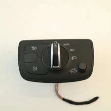 💥2016 AUDI A6 C7 HEADLIGHT FOG LIGHT LAMP SWITCH BUTTON WITH WIRING 💥52K MI
