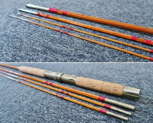 H.L.Leonard Bamboo Rod Double Hand 3pc 2 Tip (103) Hexagonal/Fly Rod/Fishing Rod - Picture 7 of 8