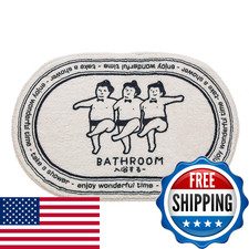 Generic Funny Bath Mats Cute Cartoon Bath Rugs Soft Non Slip Bathroom Door Mat