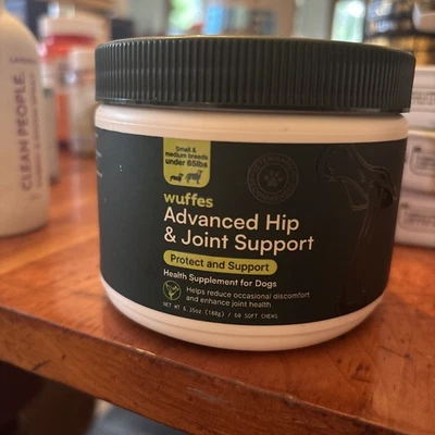 Wuffes Advanced Hip & Joint Support For Small & Medium Breeds Under 65lbs