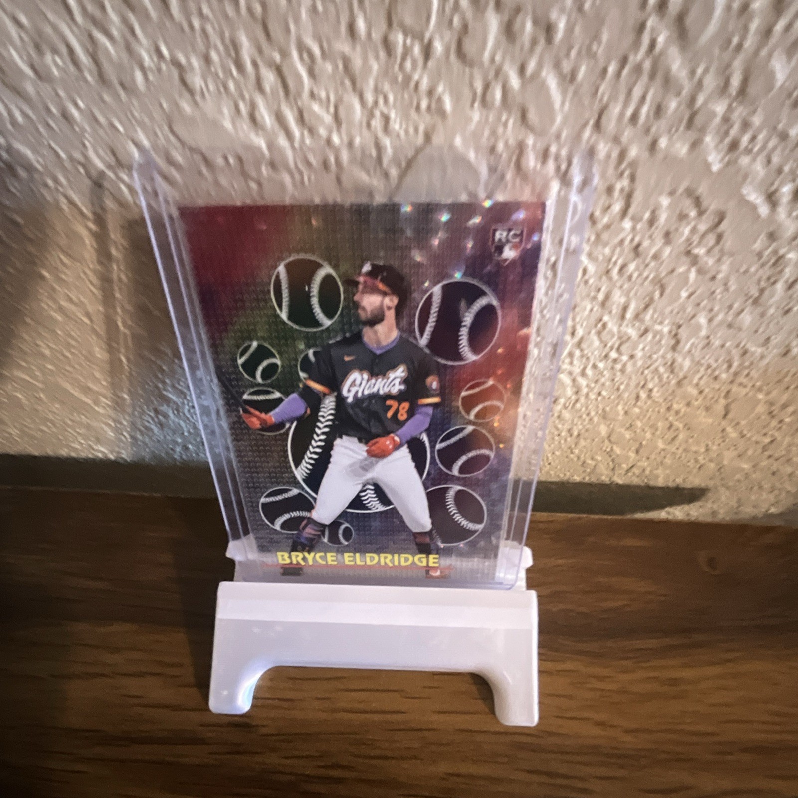Bryce Eldridge 2026 Titans of the Game Crackle Foil Rookie RC #TOG-38 Giants