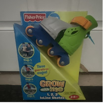 Fisher-Price Grow-with-Me 1-2-3 Inline Skates Ages 2-5 Unisex Kids