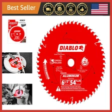 Ultra Finish 6-1/2" Saw Blade 60T for Wood Cutting, TiCo Carbide Precision