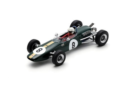 Brabham BT18 Honda F2 miniature 1/43 Spark voiture Grand Prix Pau 1966