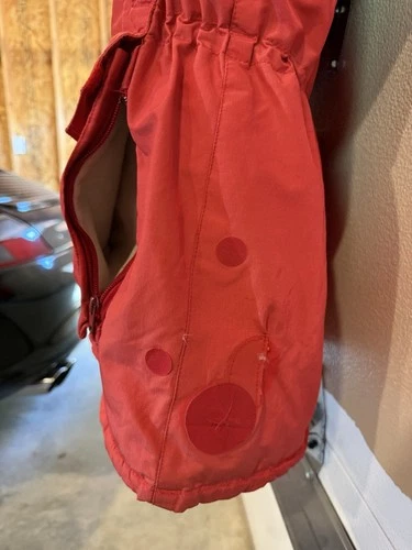 Vintage Canada Goose USA Antarctic Program Red 700 Down Big Red Parka Jacket M image 8