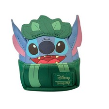 Loungefly Disney Stitch Hawaii Hula Mini Backpack Keychain Blue Green Coin Purse