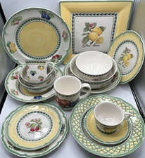 Villeroy & Boch French Garden Tableware Sold Individually, Pick & Choose 140 Pcs