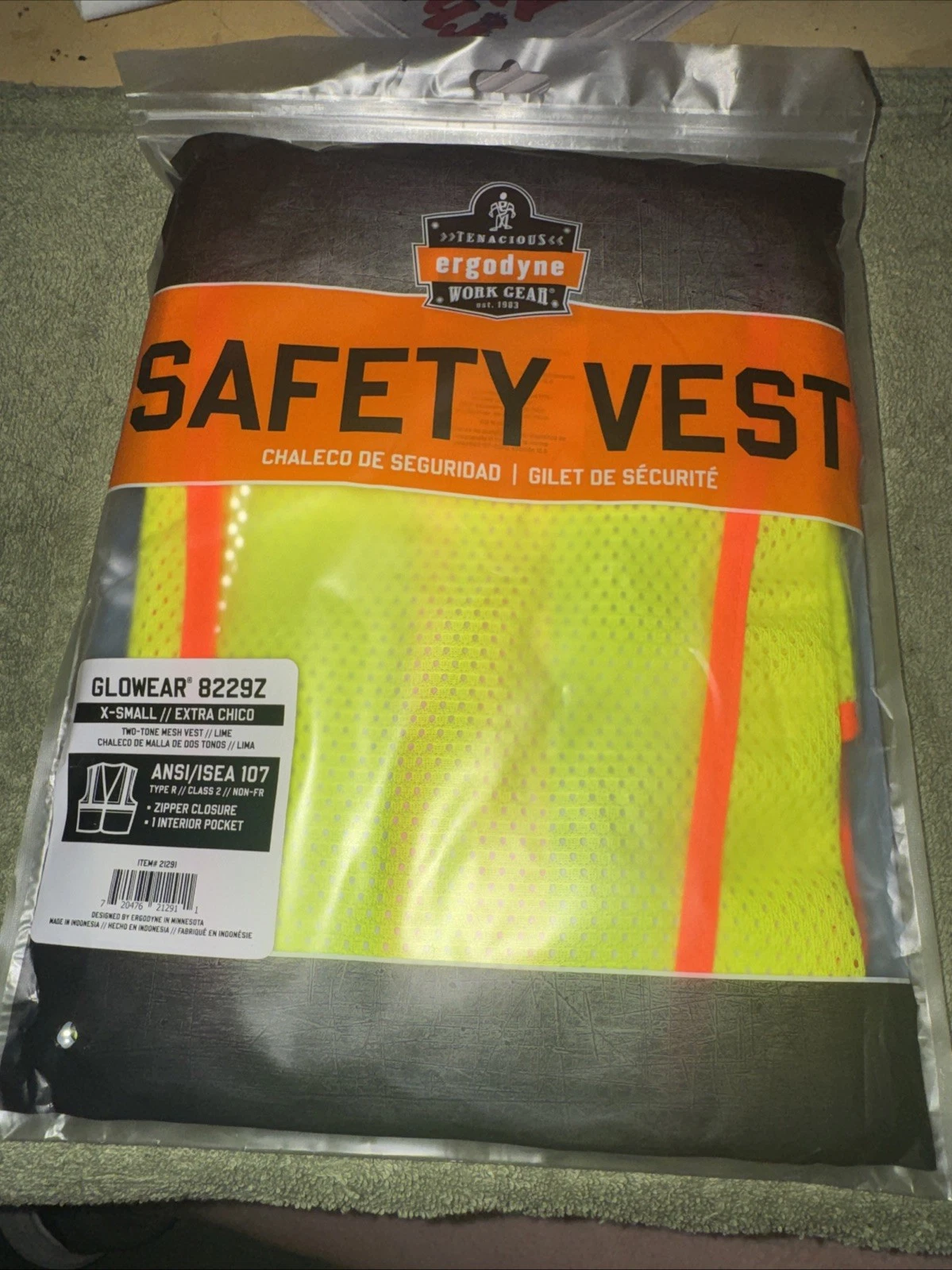 Ergodyne Safety Vest Glowear 8339Z X-small New image 1