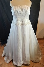 Abito da sposa David's avorio senza spalline stile 24W 9E8344