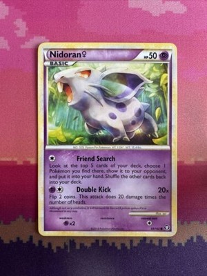 Pokemon Karte Nidoran Triumphierend Common 69/102 Near Mint