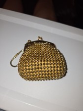 Vintage Gold Mesh Coin Purse