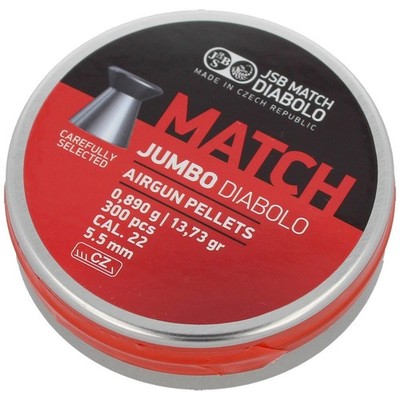 JSB Diabolo Jumbo Match 5.5 mm, 300 pcs (546250-300)