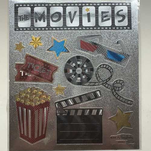 Foil Stickers Film Stars Stickers Biglietto Popcorn Metallizzato 395921 - Foto 2 di 4