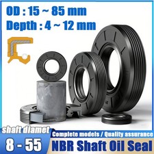 NBR Metric TC Rotary Shaft Oil Seal /Lip NBR Seal Nitrile for 8mm to 50mm Shaft