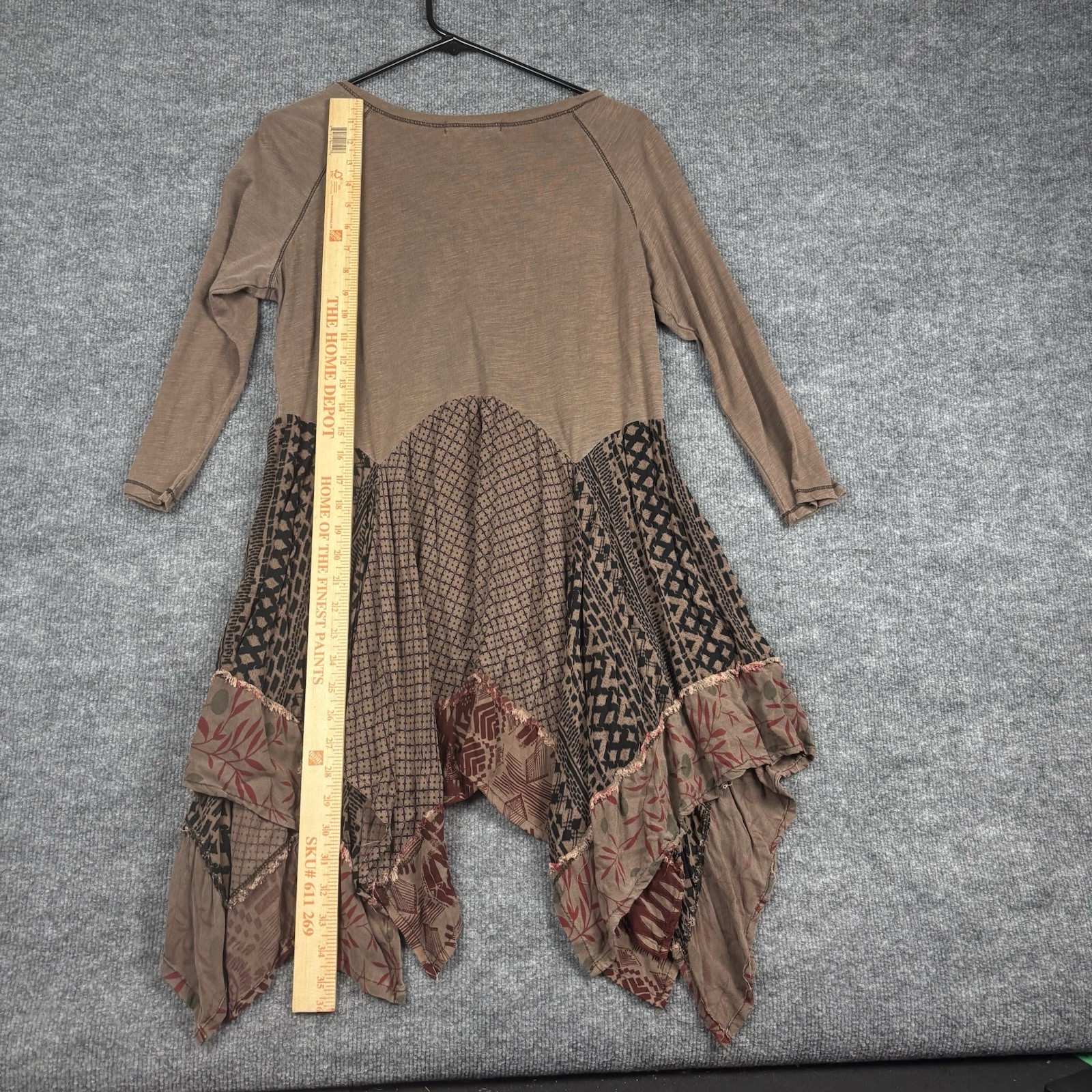 Indigo Thread Co Boho Patchwork Dress Womens M La… - image 8