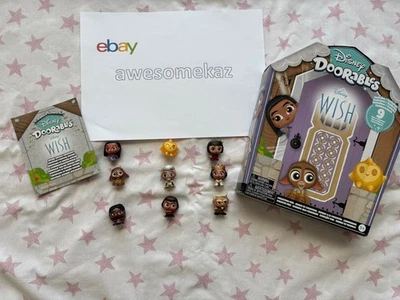 Disney Doorables Wish Sammlung 9 Exclusives plus Zertifikat Inkl. Asha & Star - Bild 1 von 4