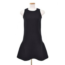 Chanel Sleeveless Flare Knee-Length Dress Black 34 P43547V31615