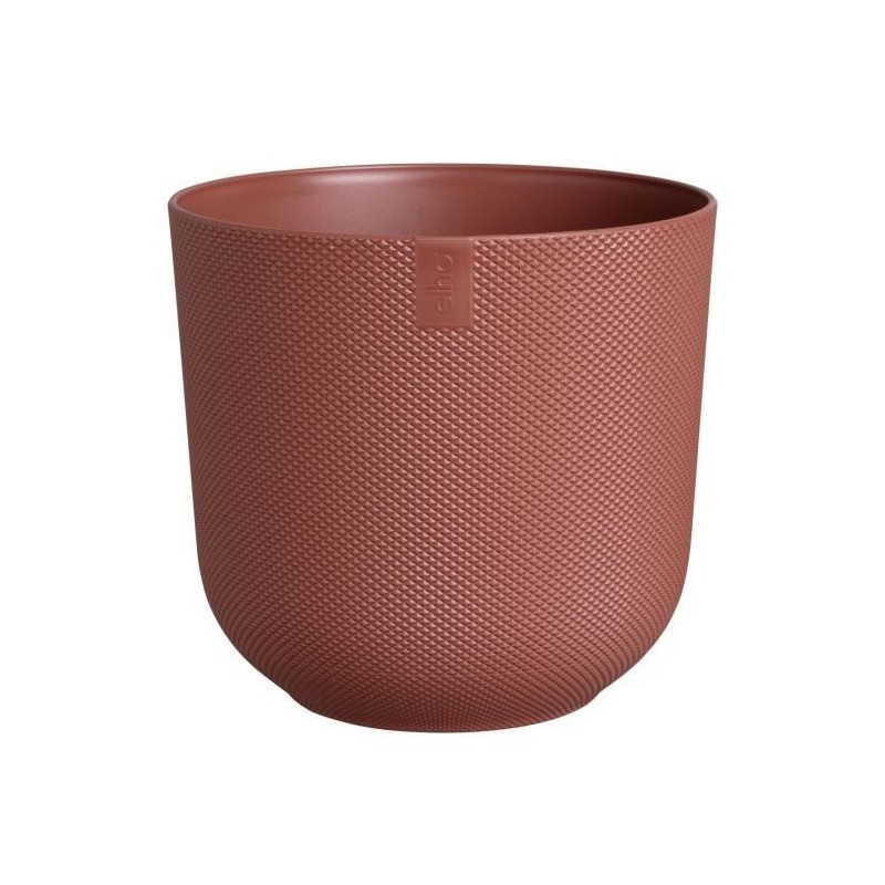 Pot de fleur Elho Jazz rouge grand format 35cm bac plante intérieur