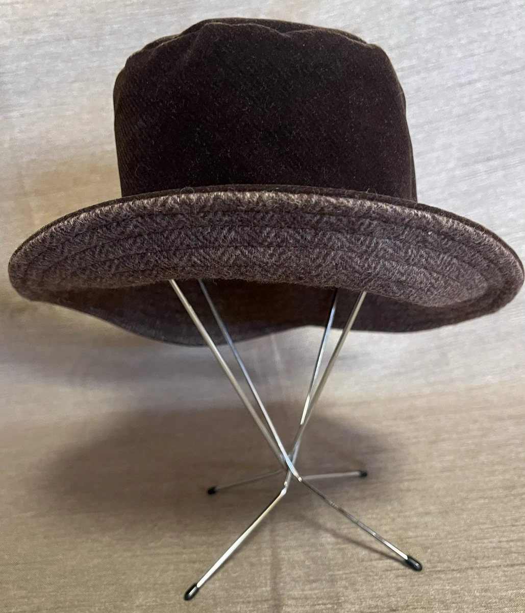Jan Leslie Velvet Top Hat Black Brown Ribbon Custom Design Jan Leslie | Accessories | Jan Leslie Custom Designs Vintage  main image 3