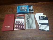 SHARP EL-321 "SHOPPING" VINTAGE CALCULATOR NMIB WORKS PERFECTLY