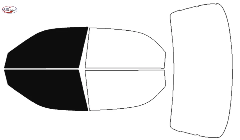 Kit de película de tinte de ventana de 2 capas precortada personalizada computarizada para Mazda 626 1998-2002 Foto 2 de 4