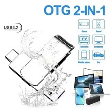 512GB Type C Flash Drive 2 in 1 OTG USB 3.2+USB C Memory Stick Thumb Drive