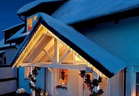 Led Lichterkette Lichtervorhang Eiszapfen Eisregen Balkon Weihnachtsbeleuchtung