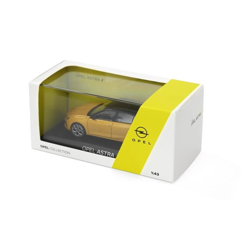 GENUINE RARE OPEL VAUXHALL ASTRA 6 L C02 KULT YELLOW 1:43 NOREV (DEALER MODEL) - Image 4 of 4