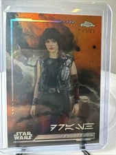 Drash 2024 Topps Chrome Star Wars #AV-28 Aurebesh Rebel Orange Refractor 15/25